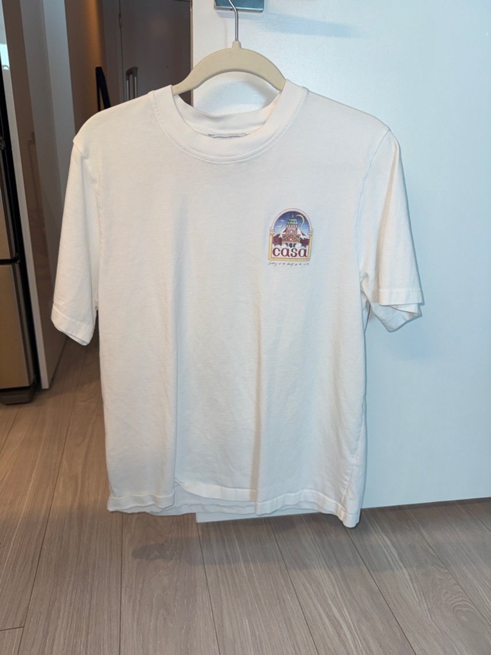 Casa Logo Short Sleeve T-Shirt - Cream